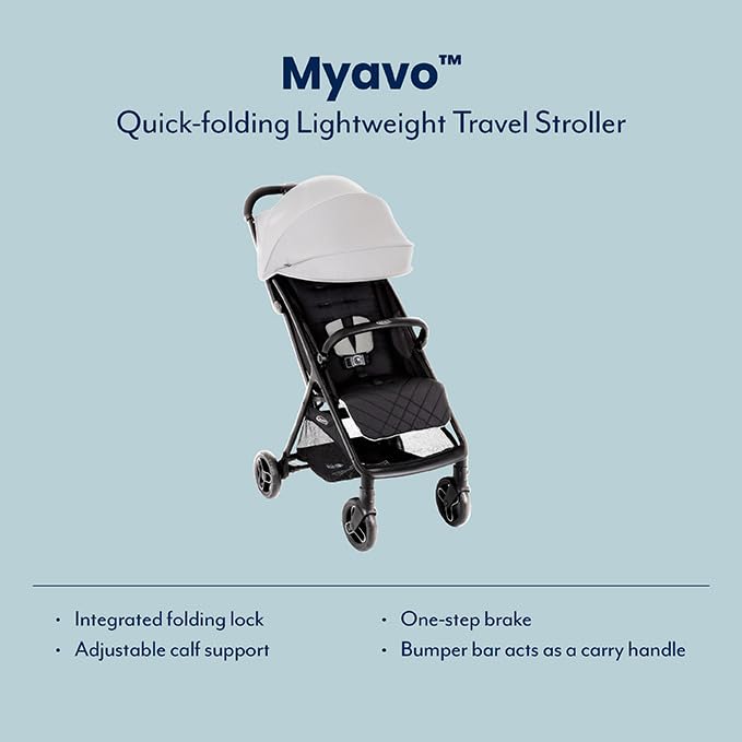Graco Myavo Compact Stroller, Steeple Gray