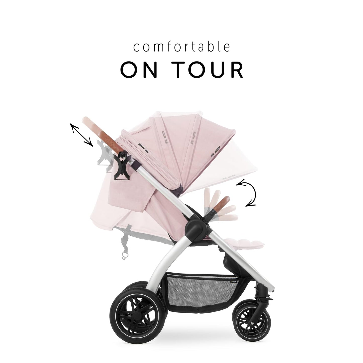 hauck Uptown Pushchair, Melange Rose