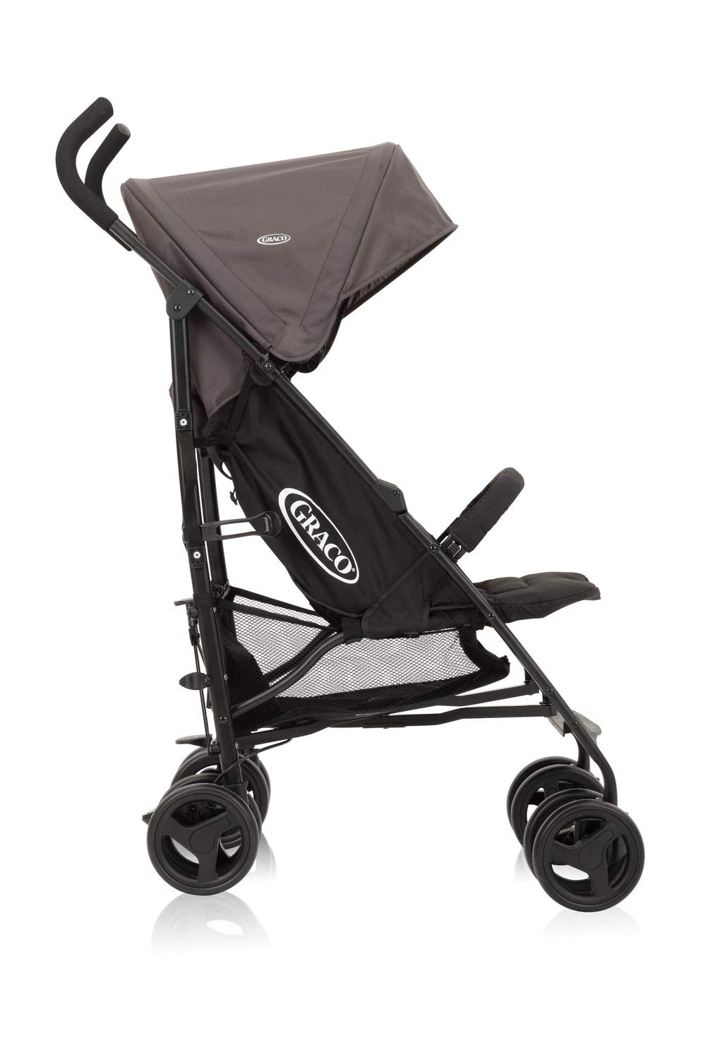 Graco TraveLite Compact Stroller, Black/Grey