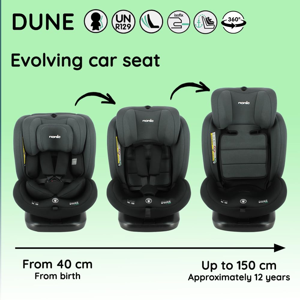 Nania Dune 360° Swivel i-Size Car Seat