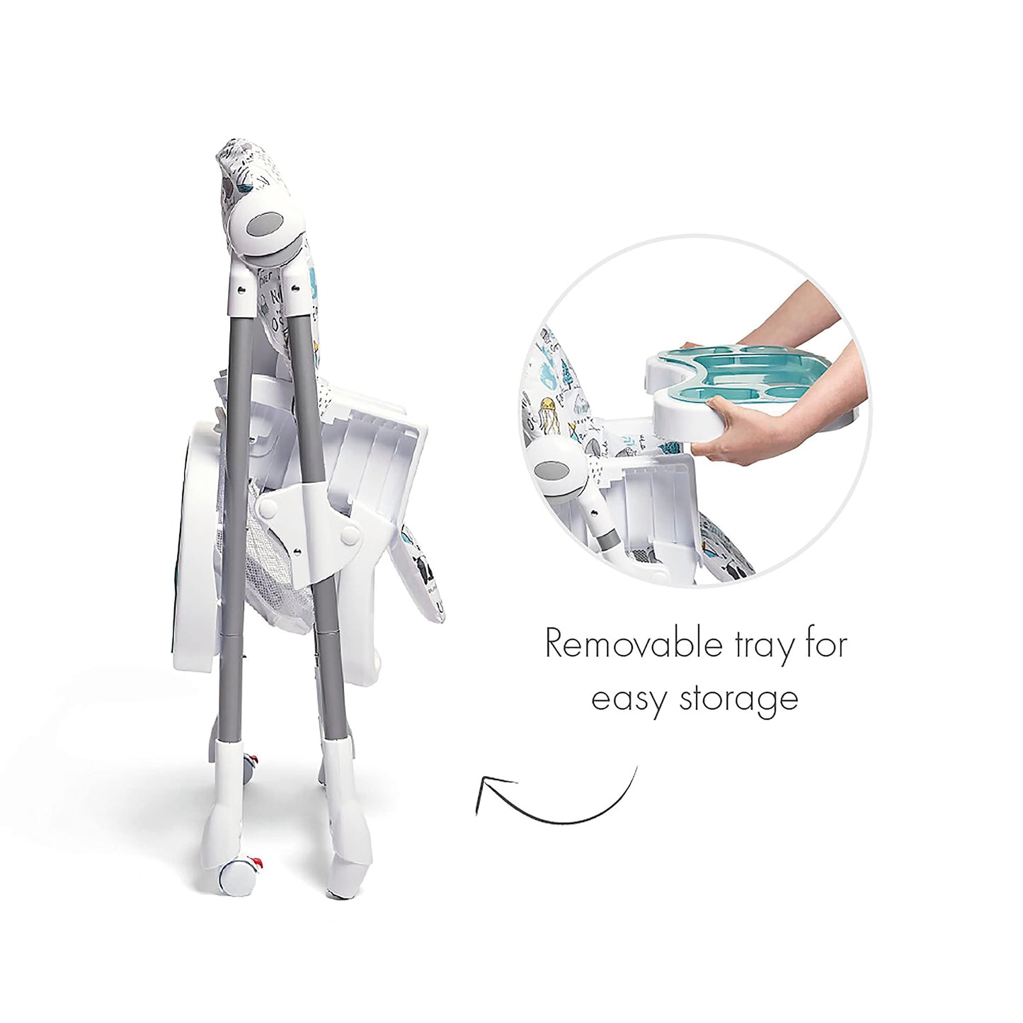 Mamas & Papas Snax Adjustable Highchair, Happy Planet