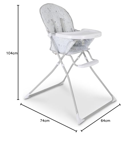 Red Kite Feed Me Compact Folding Highchair, Tree Tops