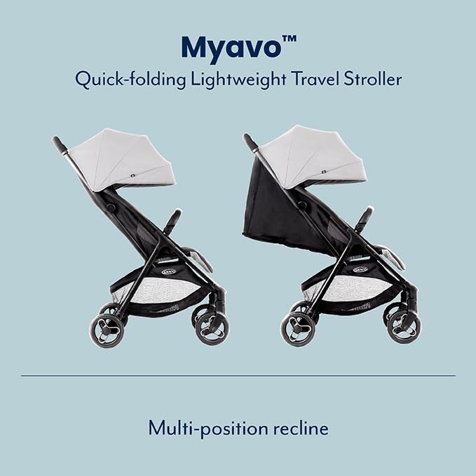 Graco Myavo Compact Stroller, Steeple Gray