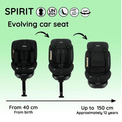 Nania Spirit 360° Swivel i-Size Car Seat