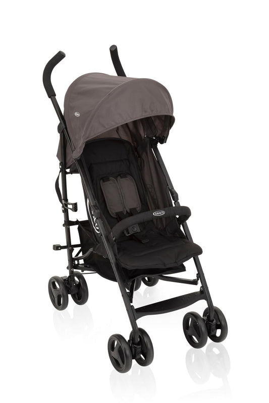 Graco TraveLite Compact Stroller, Black/Grey