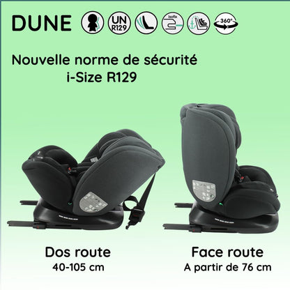 Baby Car Seat Dune 360° Swivel i-Size