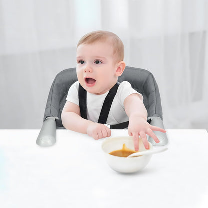 PandaEar Portable Clip-On High Chair, Grey