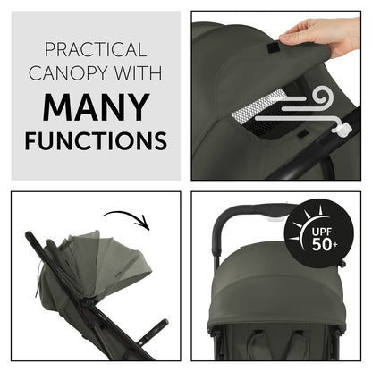 hauck Travel N Care Pushchair, Dark Olive