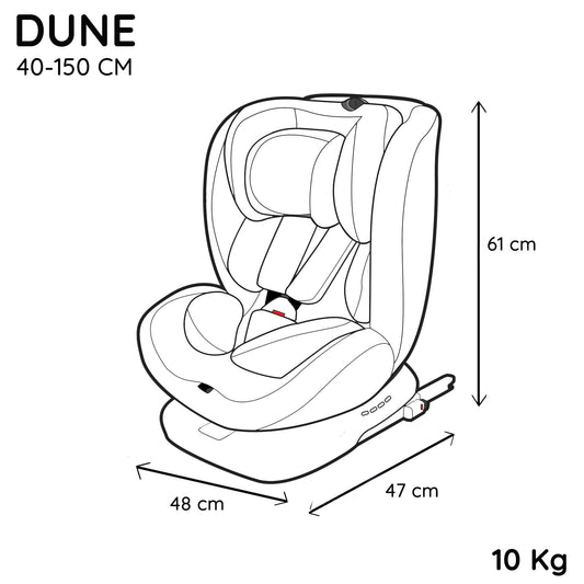 Baby Car Seat Dune 360° Swivel i-Size