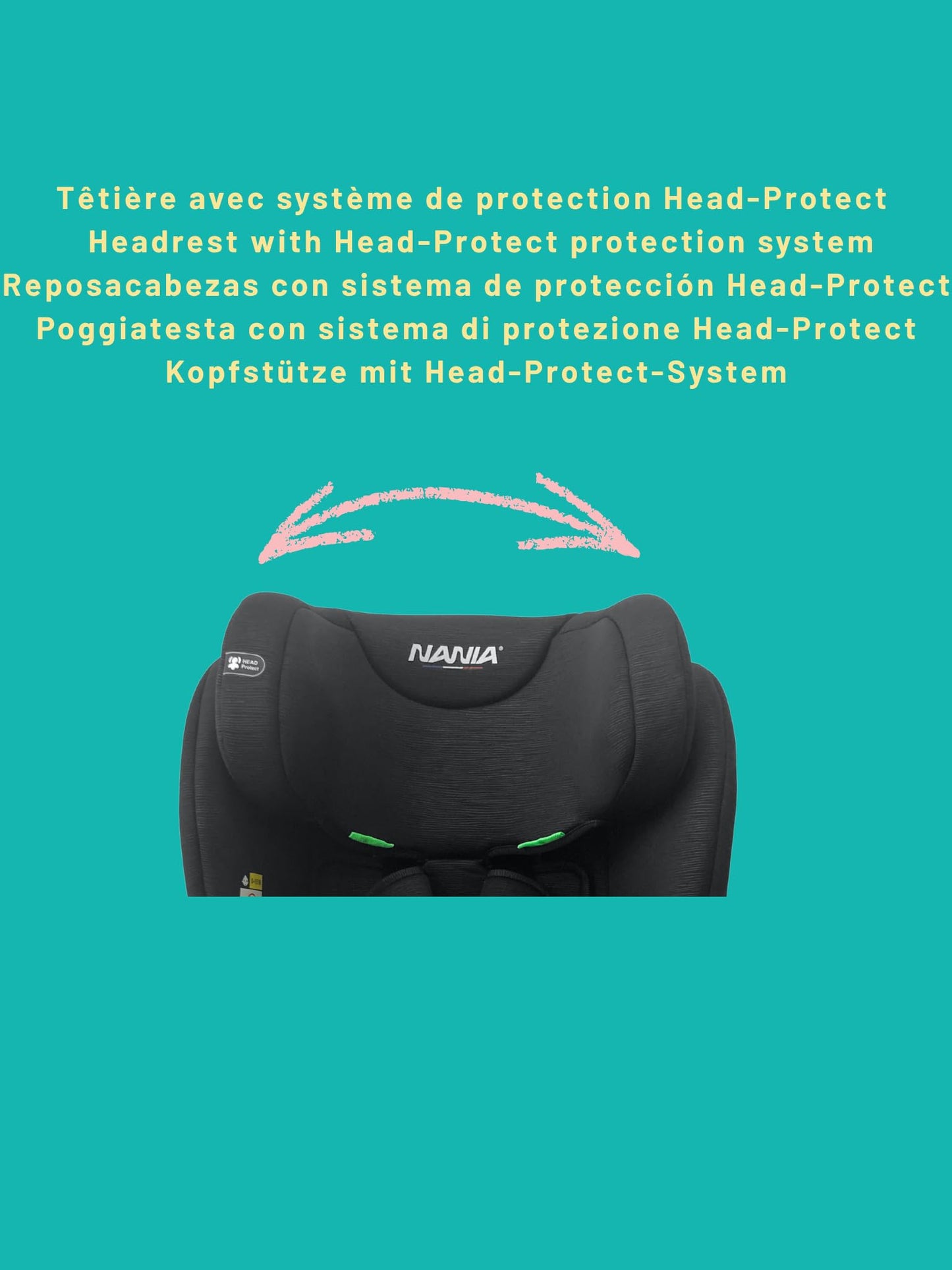 Nania Milano ISOFIX Baby Car Seat, 76-150cm