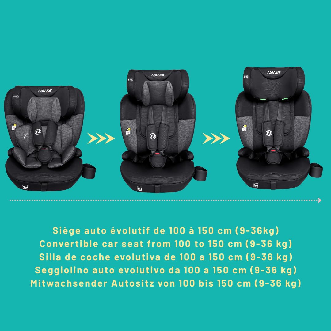 Nania Milano ISOFIX Baby Car Seat, 76-150cm