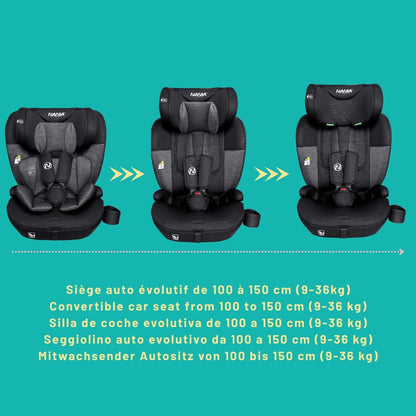 Nania Milano ISOFIX Baby Car Seat, 76-150cm