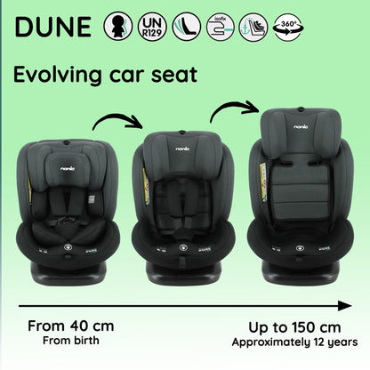 Nania Dune 360° Swivel i-Size Car Seat