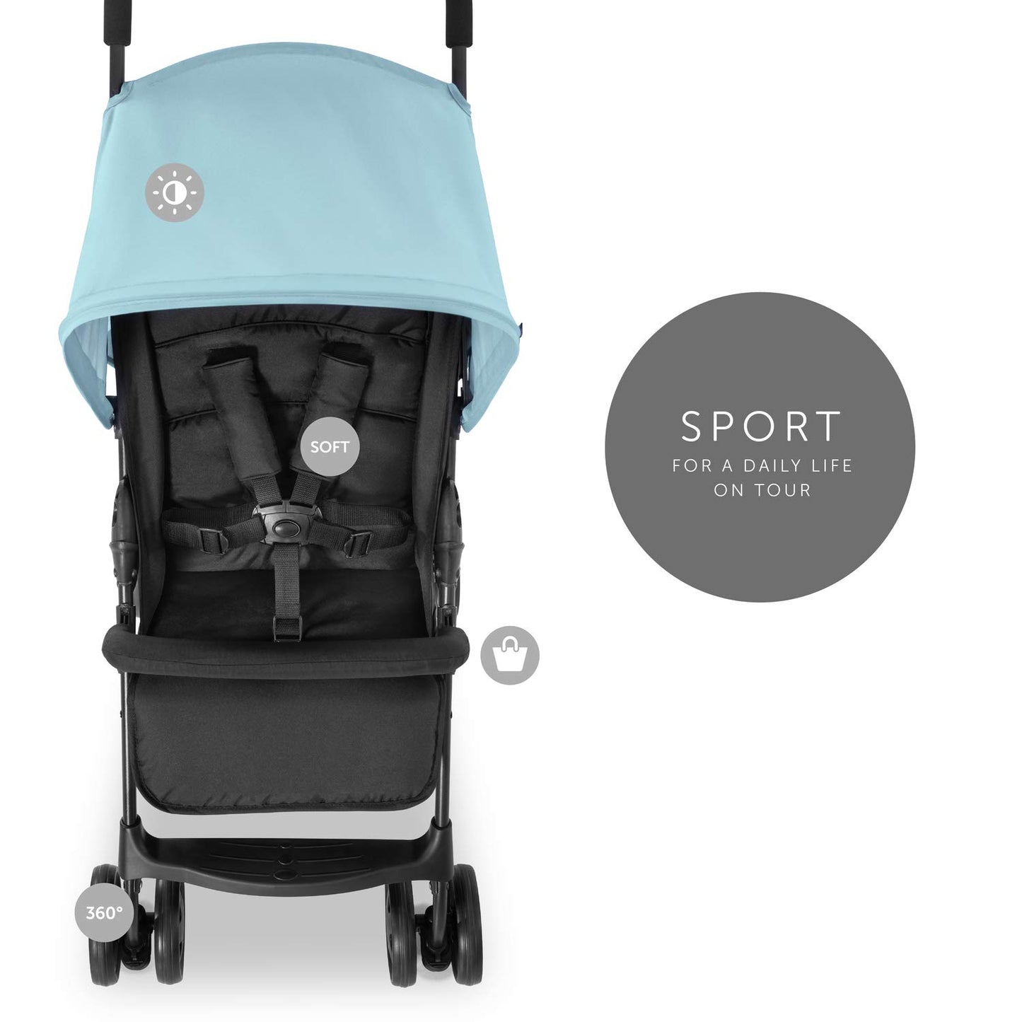 hauck Sport Pushchair, Blue