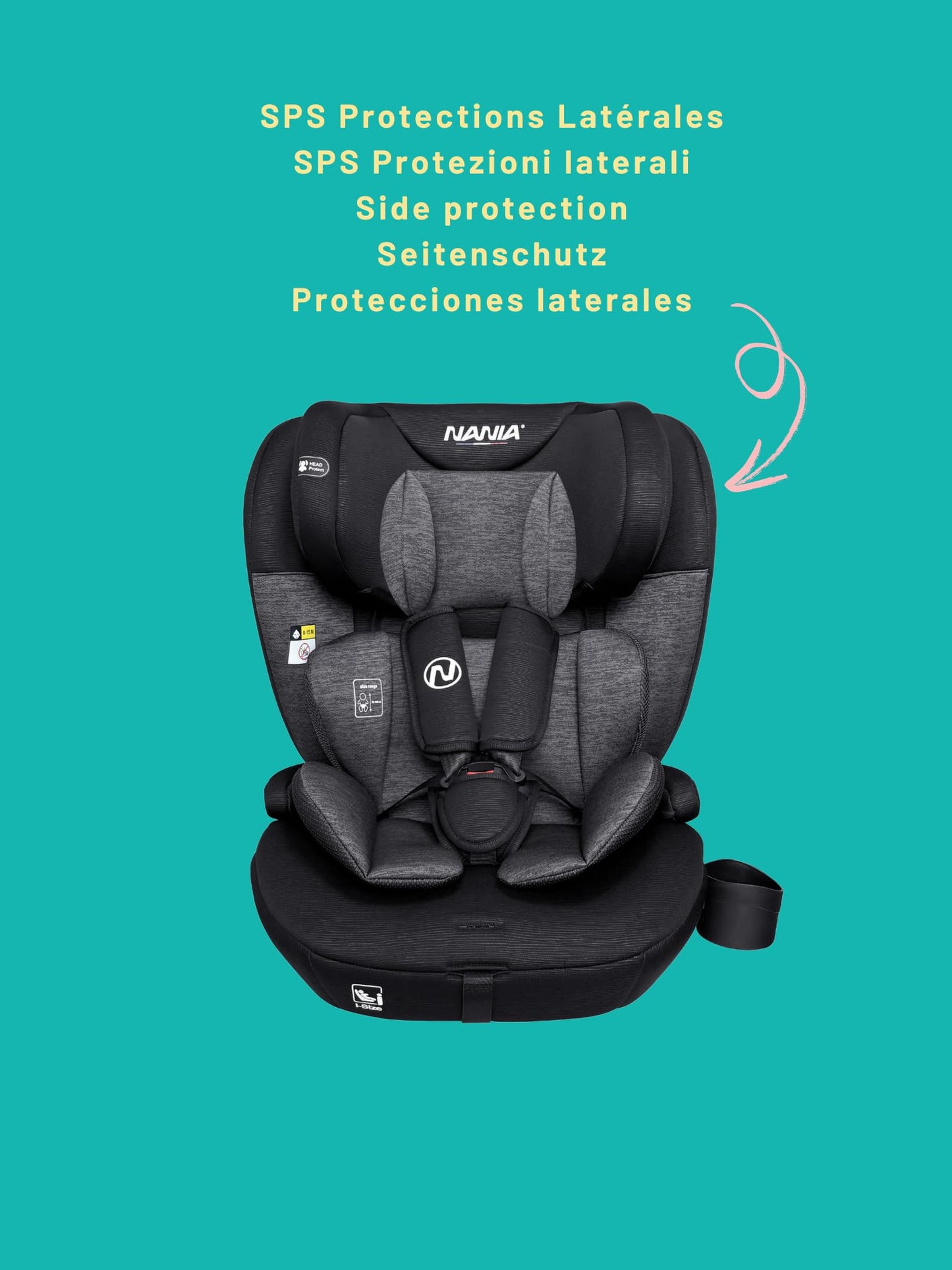 Nania Milano ISOFIX Baby Car Seat, 76-150cm