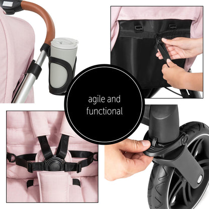 hauck Uptown Pushchair, Melange Rose