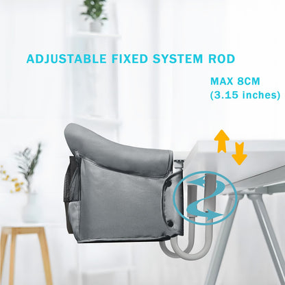 PandaEar Portable Clip-On High Chair, Grey