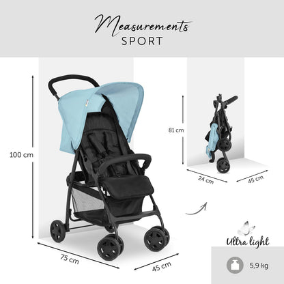 hauck Sport Pushchair, Blue