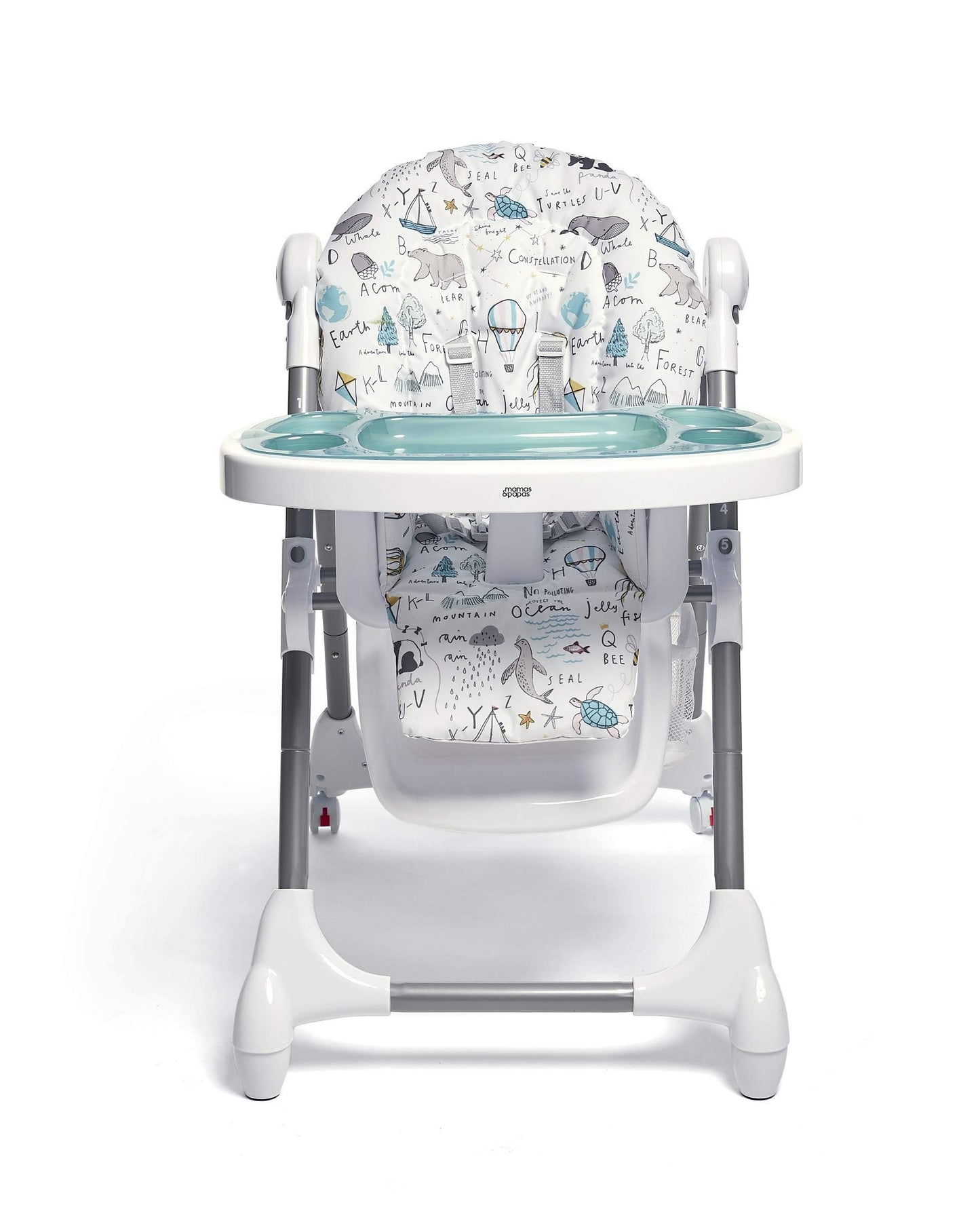 Mamas & Papas Snax Adjustable Highchair, Happy Planet