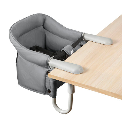 PandaEar Portable Clip-On High Chair, Grey