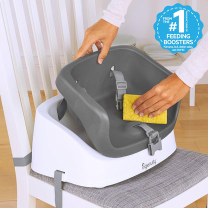 Ingenuity SmartClean Toddler Booster Seat, Slate