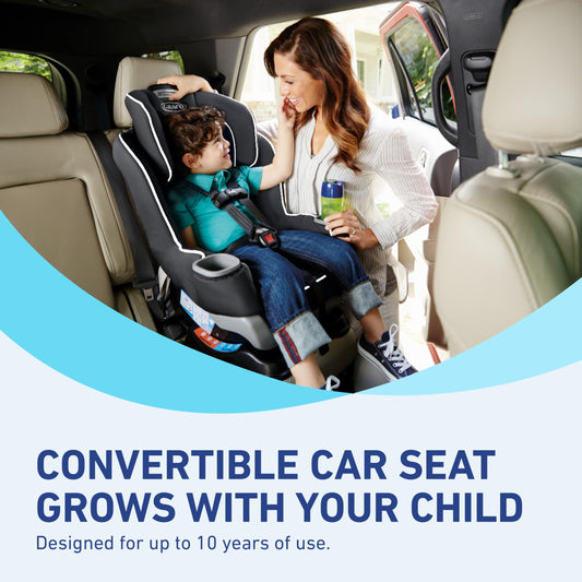 Graco Extend2Fit 2-in-1 Convertible Car Seat
