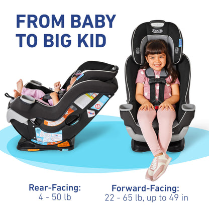 Graco Extend2Fit 2-in-1 Convertible Car Seat