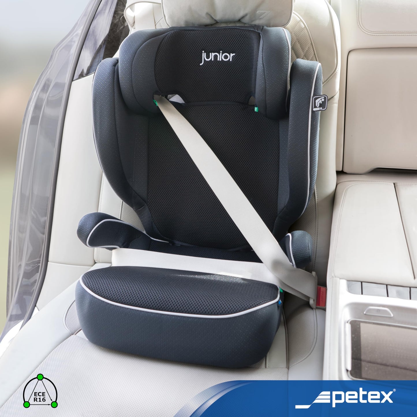 PETEX Basic i-Size Car Seat, Black