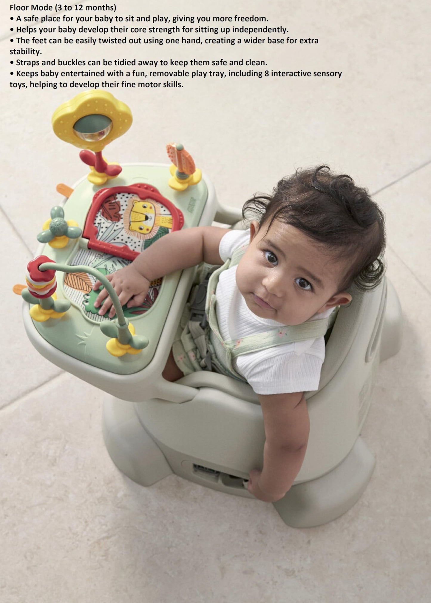 Mamas & Papas Baby Bug Booster Seat, Clay