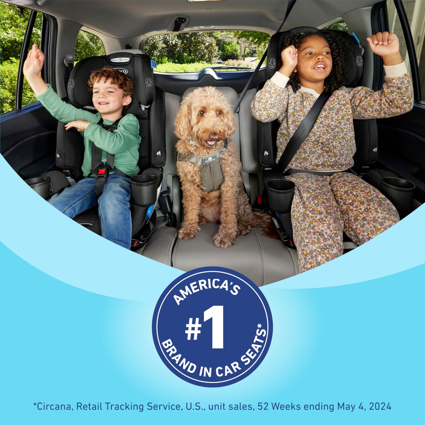 Graco Extend2Fit 2-in-1 Convertible Car Seat